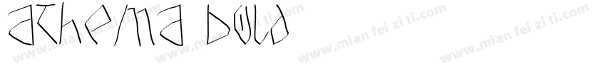 Athena Bold字体转换